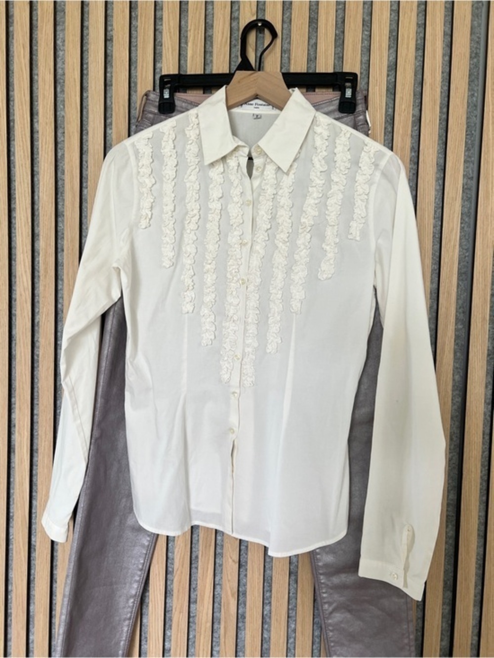 Anne Fontaine -white fitted blouse - excellent condition - 2